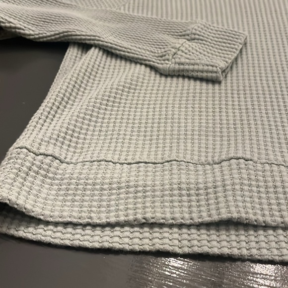 The North Face waffle knit mock neck top - Picture 8 of 9